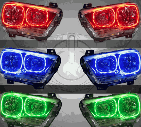 2011-2014 Dodge Charger Headlight color changing prebuilt headlights