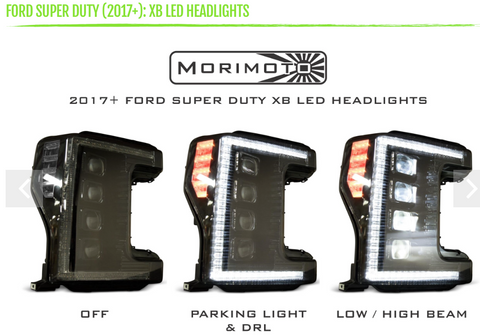 FORD SUPER DUTY (2017+): XB LED HEADLIGHTS